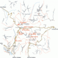 Falzarego-mapa