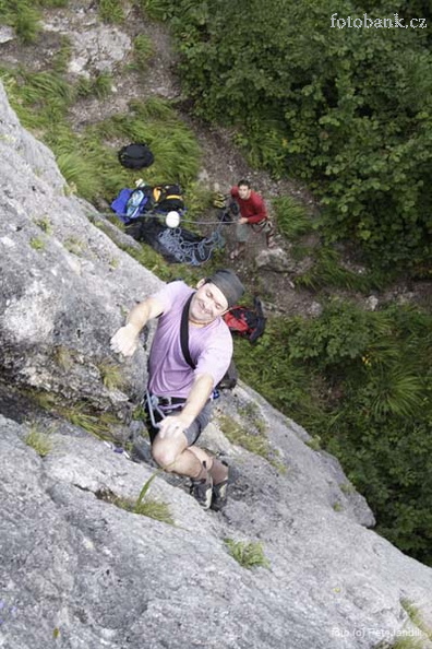 Kampermauer, sektor Palatschinke, cesta Siebenschläfer, VI+, Jaká rozkoš, zapnout jištìní! Foto (c) Petr Jandík, digitální snímek 8 Mpix. _MG_2660.jpg