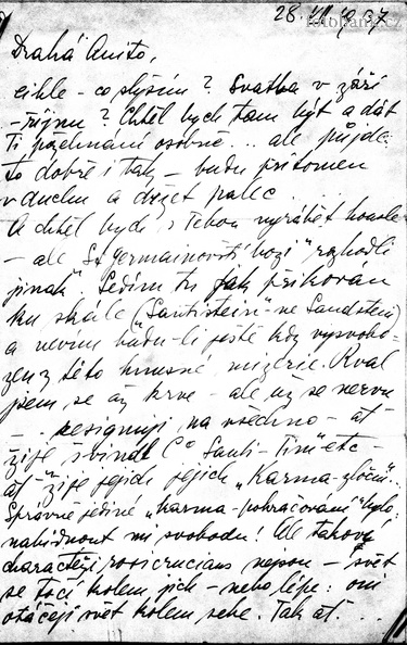 Dopis Jana Kubelíka Anitě z Los Angeles. Stížnosti na poměry a rosenkruciány JK000695.jpg